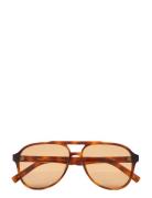 Tragic Magic Firkantede Solbriller Brown Le Specs