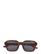 Impossible Firkantede Solbriller Brown Le Specs