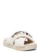 Woven St S Flade Sandaler White Inuikii