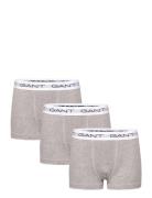 Trunk 3-Pack Night & Underwear Underwear Underpants Grey GANT