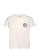Graphic Boxy Tshirt Whites Tops T-shirts & Tops Short-sleeved White Le...