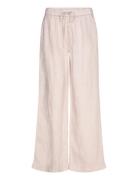 Aurora Linen Trousers Bottoms Trousers Linen Trousers Pink Twist & Tan...