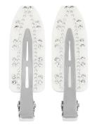 Crystal Clips // 2 Pcs Accessories Hair Accessories Hair Pins White SU...