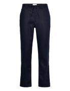 Relaxed Linen Ds Pants Bottoms Trousers Linen Trousers Navy GANT