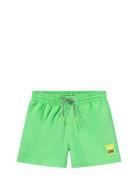 Niko Solid Badeshorts Green Molo