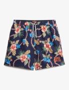 Hawaiian Print 16 Swim Short Badeshorts Navy Superdry