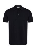 Bs Aaran Regular Fit Polo Shirt Tops Knitwear Short Sleeve Knitted Pol...