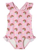 Nmfmaria Pawpatrol Swimsuit Cplg Badedragt Badetøj Pink Name It