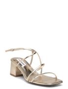 Remmi Heeled Sandals Sandal Med Hæl Gold Steve Madden