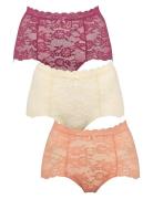 Lace Maxi 3-Pack Hipsters Undertøj Multi/patterned Missya