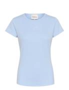 Mandymw Tee Tops T-shirts & Tops Short-sleeved Blue My Essential Wardr...