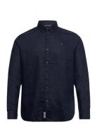 Linen Shirt Tops Shirts Casual Navy Timberland
