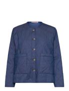 Kammy Denim Jacket Quiltet Jakke Blue A-View