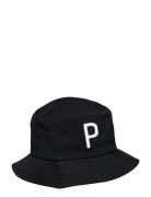 Bucket P Hat Accessories Headwear Bucket Hats Black PUMA Golf