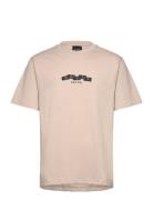 Tag T-Shirt Tops T-Kortærmet Skjorte Beige Daily Paper