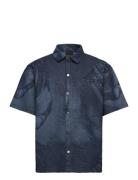 Braids Denim Shirt Tops Shirts Denim Shirts Navy Daily Paper