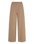 Wideleg Jogger Trousers Bottoms Trousers Wide Leg Brown Mango