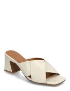 Sandals Sandal Med Hæl Cream Billi Bi