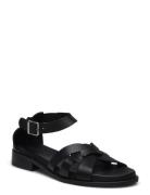 Aretha Flade Sandaler Black Pavement