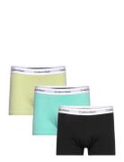 Relaxed Fit Trunk 3Pk Boxershorts Green Calvin Klein