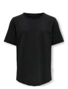 Osjbenne Longy Ss Tee Jrs Noos Tops T-Kortærmet Skjorte Black ONLY & S...