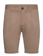 Pleated Shorts Bottoms Shorts Chinos Shorts Brown Lindbergh