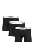 Boxer Brief 3Pk Boxershorts Black Calvin Klein