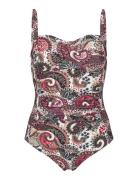 Genova Swimsuit Badedragt Badetøj Burgundy Missya