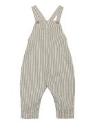 Trousers Dungerees Seersucker Bottoms Dungarees Grey Lindex