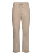 Akjan Cot/Linen Ela Pants Bottoms Trousers Linen Trousers Beige Anerkj...