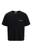 Joracapulco Type Tee Ss Crew Neck Tops T-Kortærmet Skjorte Black Jack ...