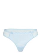 Cherry Thong G-streng Undertøj Blue Hunkemöller