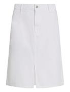 Dnm Knee Straight Skirt Rw White Skirts Knee-length & Midi Skirts Whit...