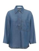 Philipaiw Shirt Tops Shirts Denim Shirts Blue InWear
