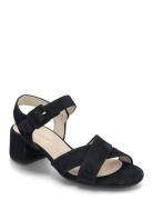 Ankle-Strap Sandal Sandal Med Hæl Navy Gabor
