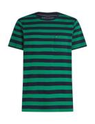 Essential Solid Pocket Tee Tops T-Kortærmet Skjorte Green Tommy Hilfig...