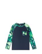Sunproof Shirt, Kroolaus Sport T-shirts Long-sleeved T-Skjorte Navy Re...