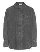 Shirt From Freequent In A Soft Denim Tops Shirts Denim Shirts Black FR...