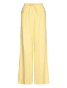 Fqlava-Pant Bottoms Trousers Linen Trousers Yellow FREE/QUENT