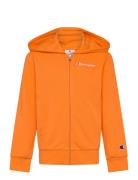 Full Zip Hoodie Sweatshirt Tops Sweatshirts & Hoodies Hoodies Orange C...