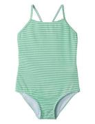 Nkfzaid Swimsuit Badedragt Badetøj Green Name It