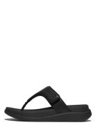 F-Mode Go Adjustable Flatform Toe-Post Sandals Sandal Med Hæl Black Fi...