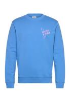 Regular Fit Left Chest Logo Sweatshirt Tops Sweatshirts & Hoodies Swea...