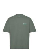 Underground Ss Crew Tops T-Kortærmet Skjorte Khaki Green AllSaints