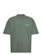 Underground Tops T-Kortærmet Skjorte Khaki Green AllSaints