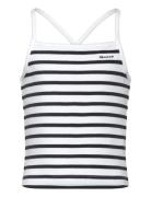 Striped Tank Top Tops T-shirts Sleeveless White GANT
