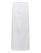Gzizza Linen Mw Skirt Skirts Maxi Skirts White Gestuz