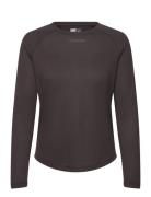 Hmlmt Vanja T-Shirt L/S Sport T-shirts & Tops Long-sleeved Brown Humme...