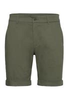 Superflex Chino Shorts Bottoms Shorts Chinos Shorts Khaki Green Lindbe...