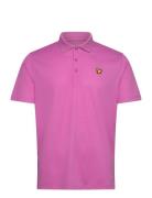 Golf Tech Polo Shirt Sport Polos Short-sleeved Pink Lyle & Scott Sport